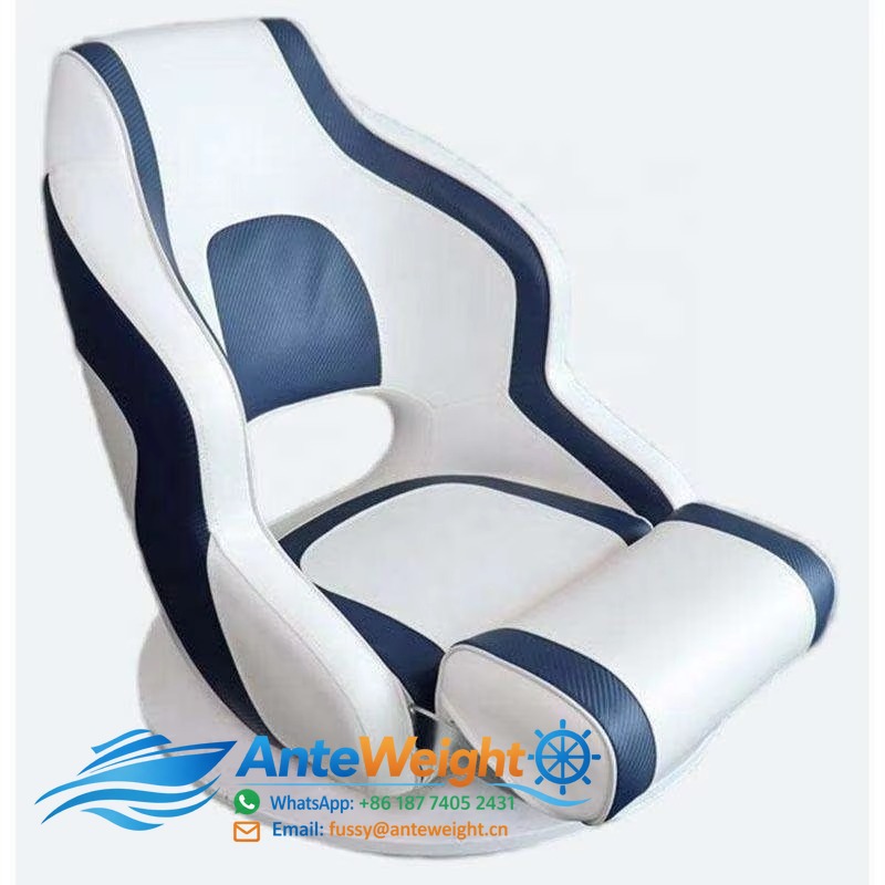 Fishing Boat Seat - Wasserdichte, Sonnenschutz-Sitzpolster aus PU-Leder, faltbar, in