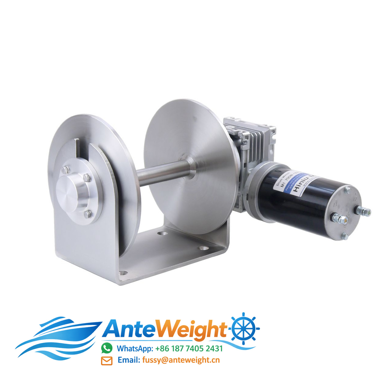 Fishing Boat Anchor Winch - 12V Elektrische Trommelwinde aus 316 Edelstahl
